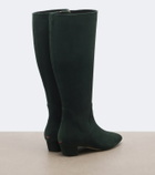 Aeyde Yana suede knee-high boots