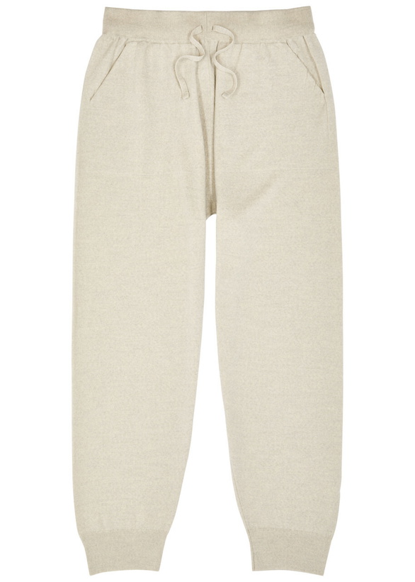 Photo: John Smedley Henning Wool Sweatpants Beige