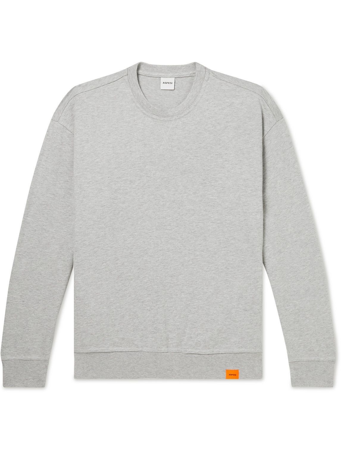Photo: Aspesi - Cotton-Jersey Sweatshirt - Gray