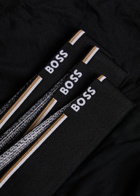 Boss Jersey Boxer Briefs set of Three Black