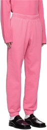Martine Rose Pink Slim-Fit Sweatpants