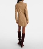 Stouls Geraldine suede shirt dress