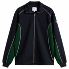 Butter Goods Men's Warped Track Jacket in Navy