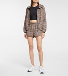 The Upside - Efrem leopard-print track shorts