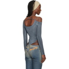 Miss Sixty Gray KNWLS Edition T-shirt Bodysuit