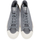 adidas x Human Made Grey Nizza Hi Sneakers