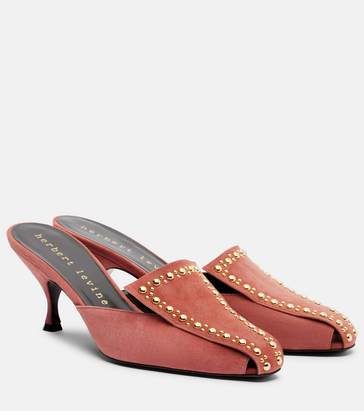 Herbert Levine Bright Idea 70 embellished suede mules