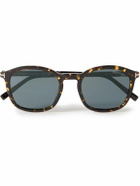 TOM FORD - Round-Frame Tortoiseshell Acetate Sunglasses