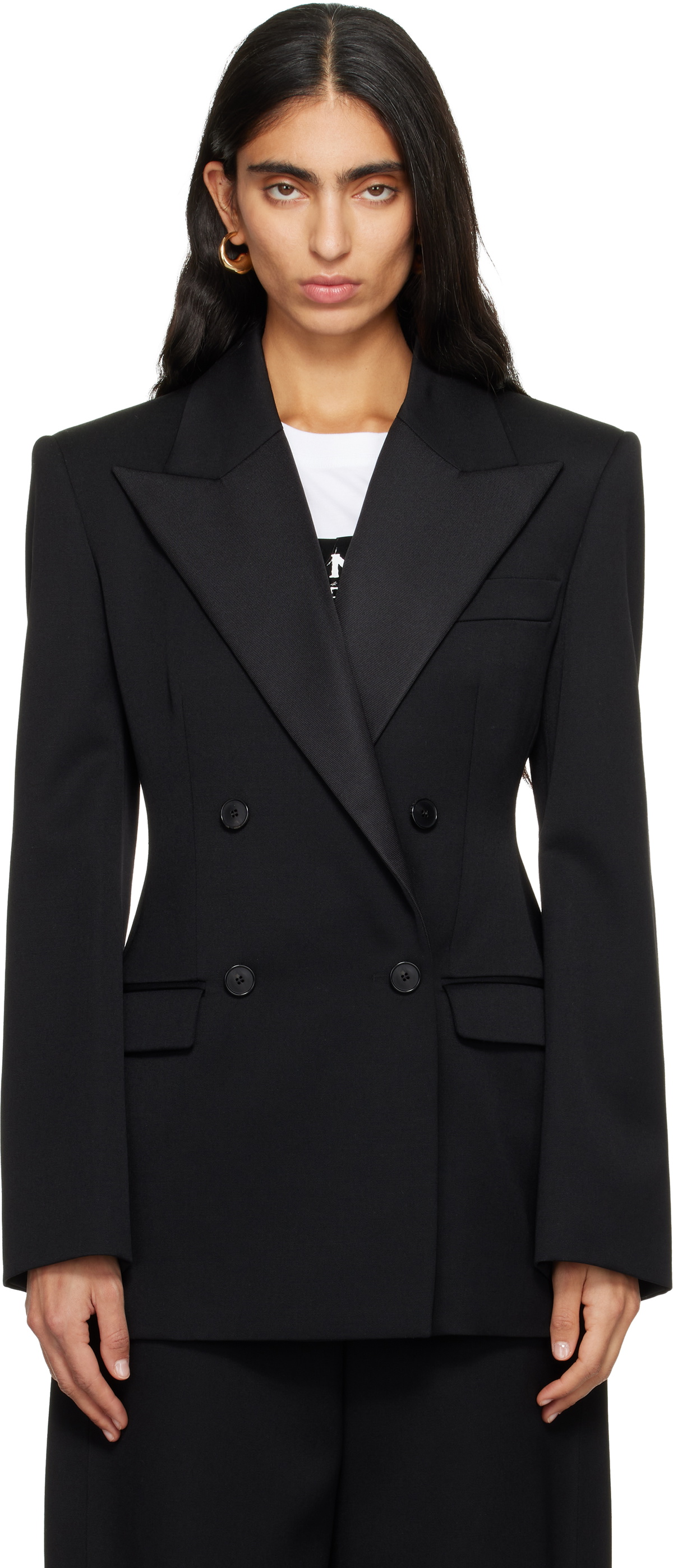 ジバンシィ　ブラック ダブルブレスト テーラードジャケット　GIVENCHY GIVENCHY(ジバンシィ) テーラードジャケット(メンズ) - 海外通販のBUYMA