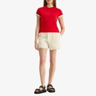 Wales Bonner Women's Song Jersey Shorts in Ivory
