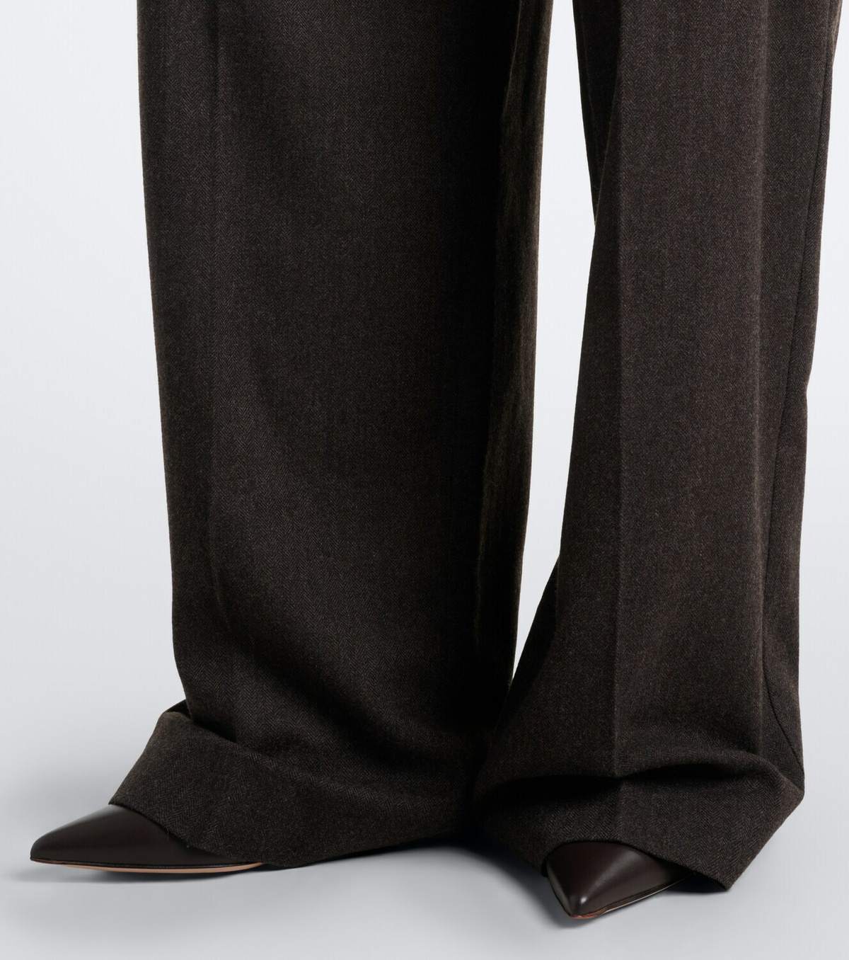 Ralph Lauren Collection Clarice wool wide-leg pants