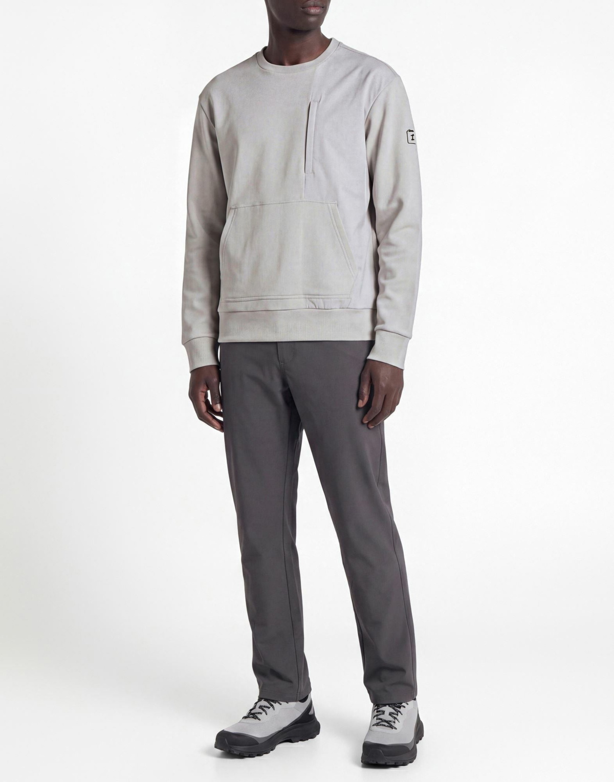 Herno Laminar Mens Sweatshirt Light in Grey