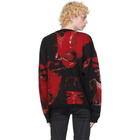 MISBHV Red and Black Kozue Sweater