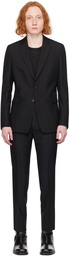 Dries Van Noten Black Slim Fit Suit