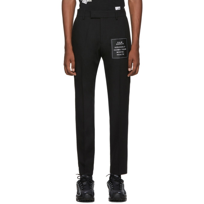 Photo: Palm Angels Black Logo Trousers