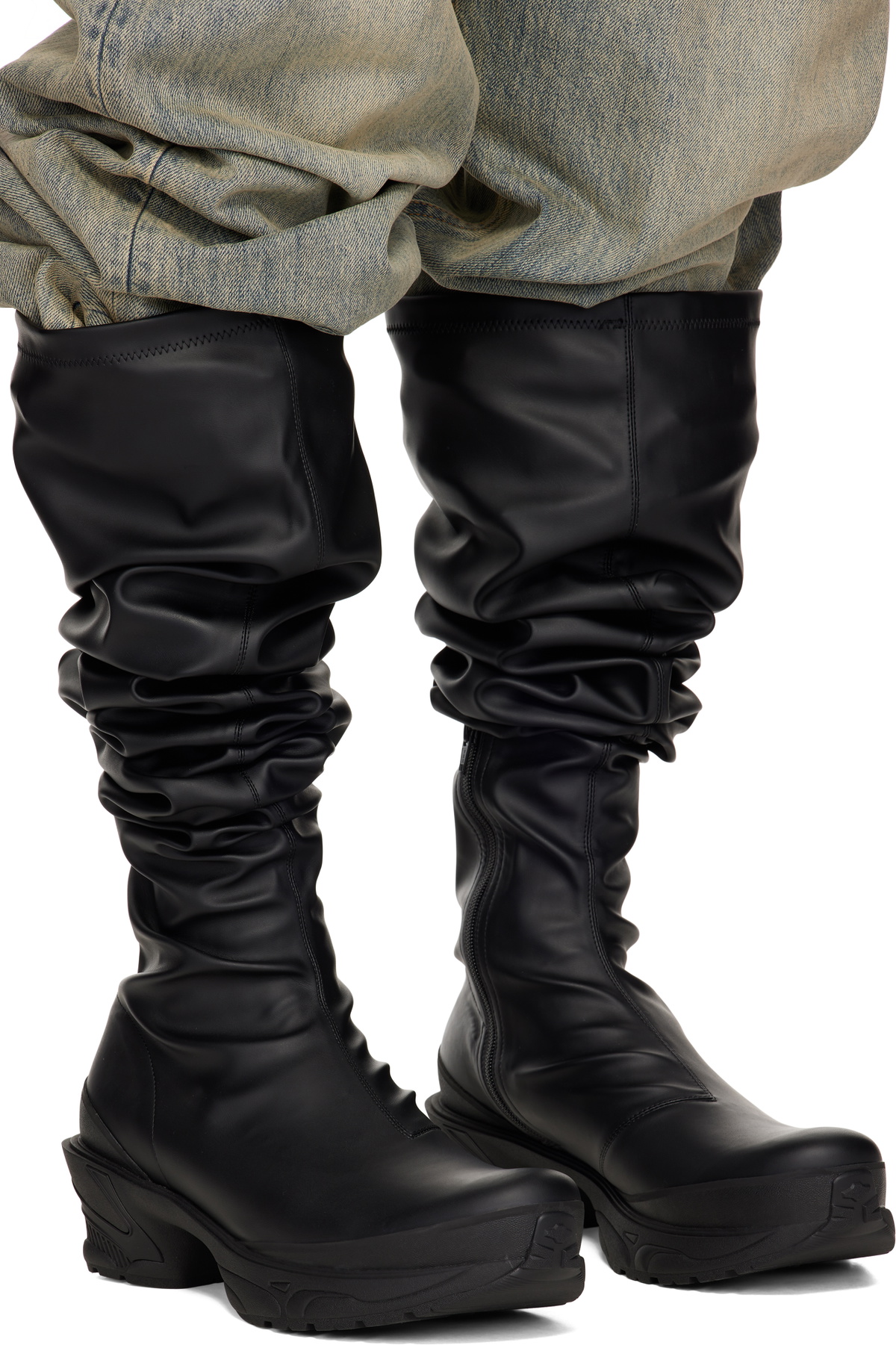 untitlab® Black Vertigo Legging Boots