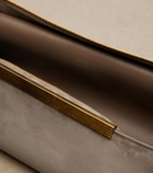 Khaite Donna suede clutch