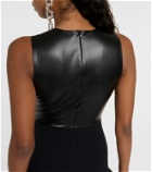 Wolford Faux leather minidress