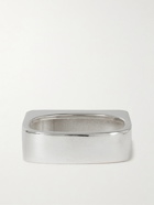 Pearls Before Swine - Silver Sapphire Ring - Silver