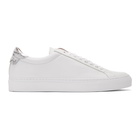 Givenchy White and Silver Urban Street Sneakers