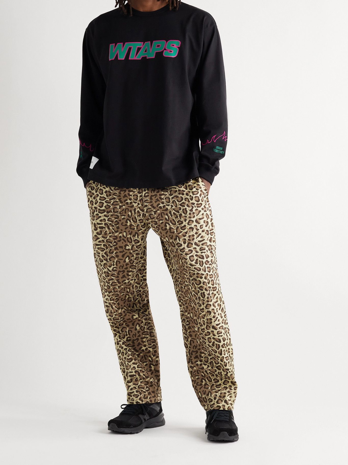 WTAPS - Seagull Leopard-Print Cotton-Twill Drawstring