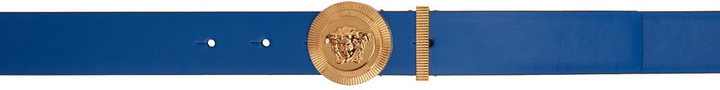 Photo: Versace Blue Medusa Belt