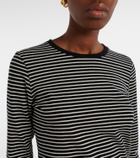 Nili Lotan Simone striped cotton jersey T-shirt