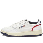 Autry Men's Open Low Sneakers in White/Blue