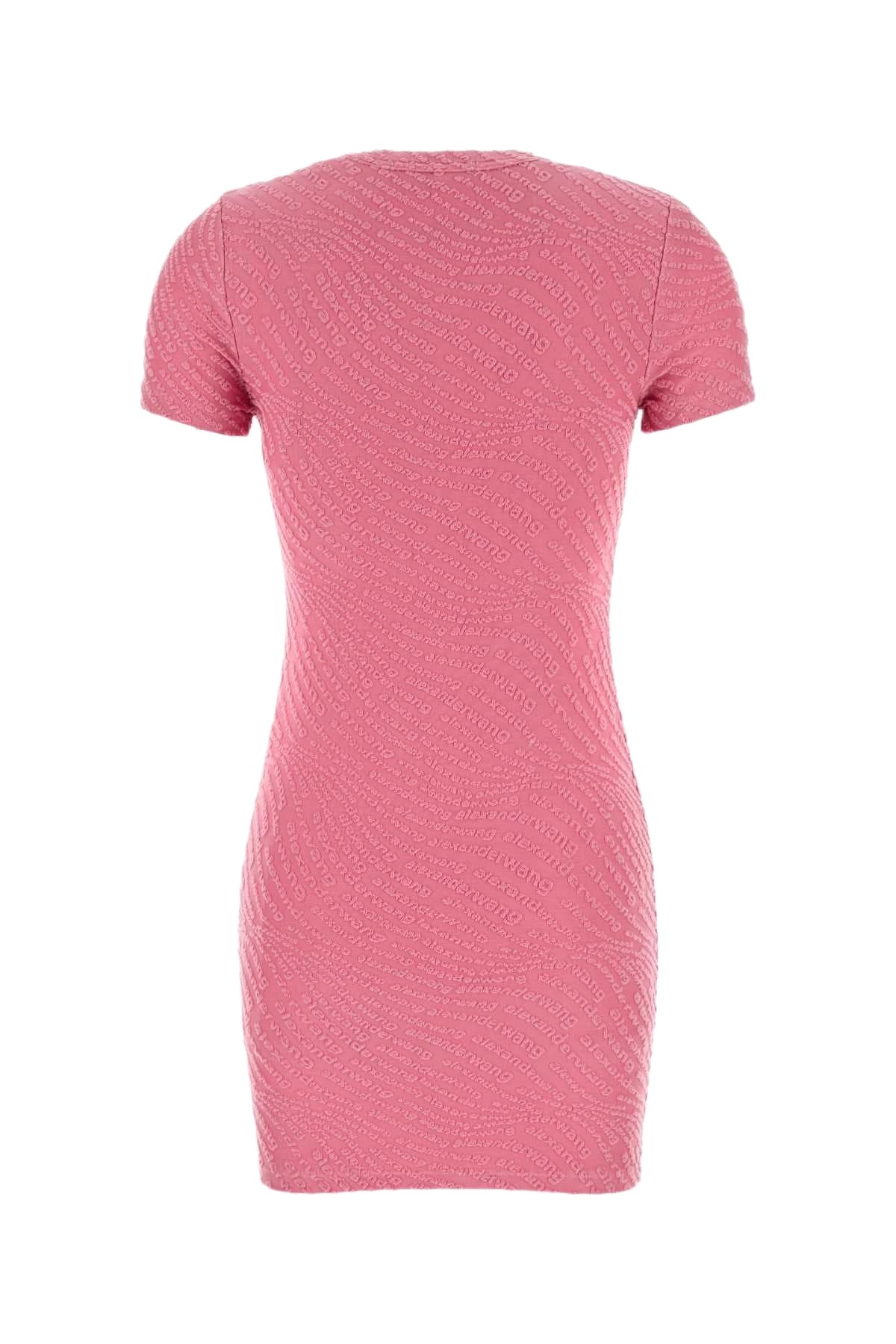 T by Alexander Wang Pink Stretch Polyester Mini Dress