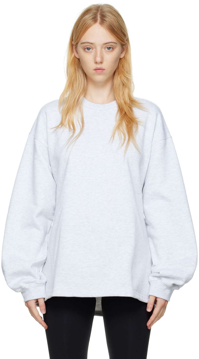 Birrot Gray Back Open Sweatshirt