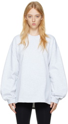 Birrot Gray Back Open Sweatshirt