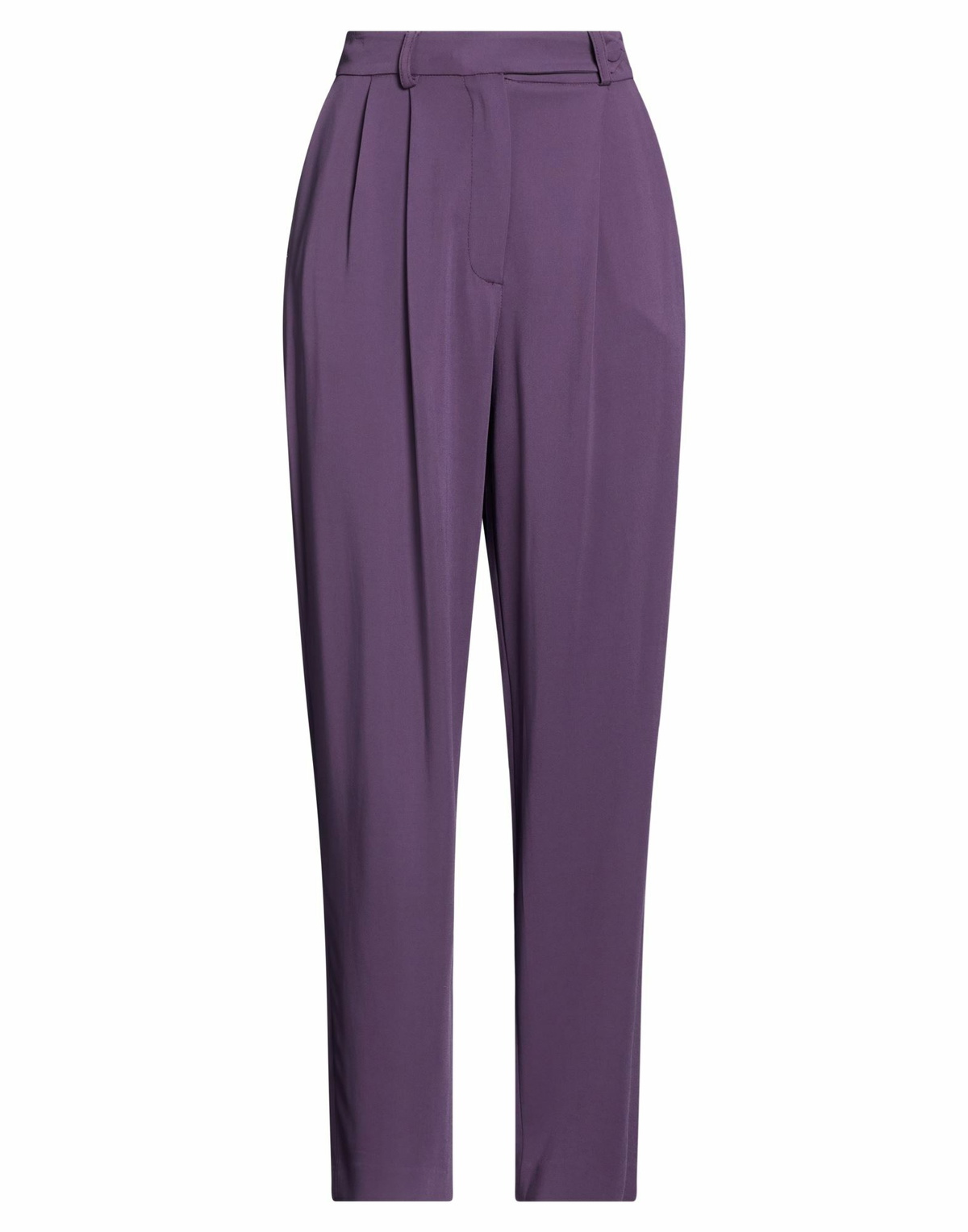 Manila Grace Womens Pants Dark in Purple