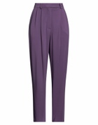 Manila Grace Womens Pants Dark in Purple
