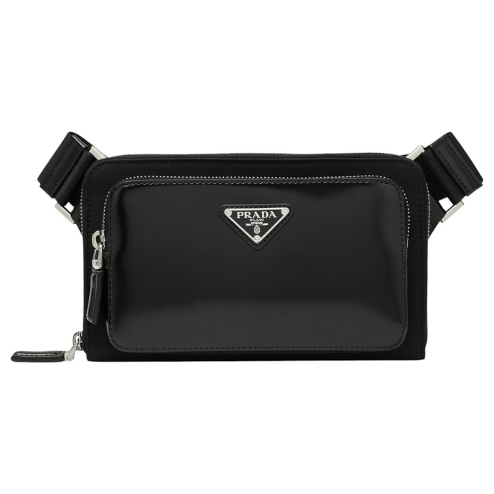 Photo: Prada Black Leather Shoulder Bag