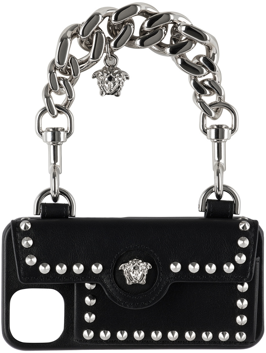 Versace Black Medusa Chain iPhone 13 Pro Case Versace