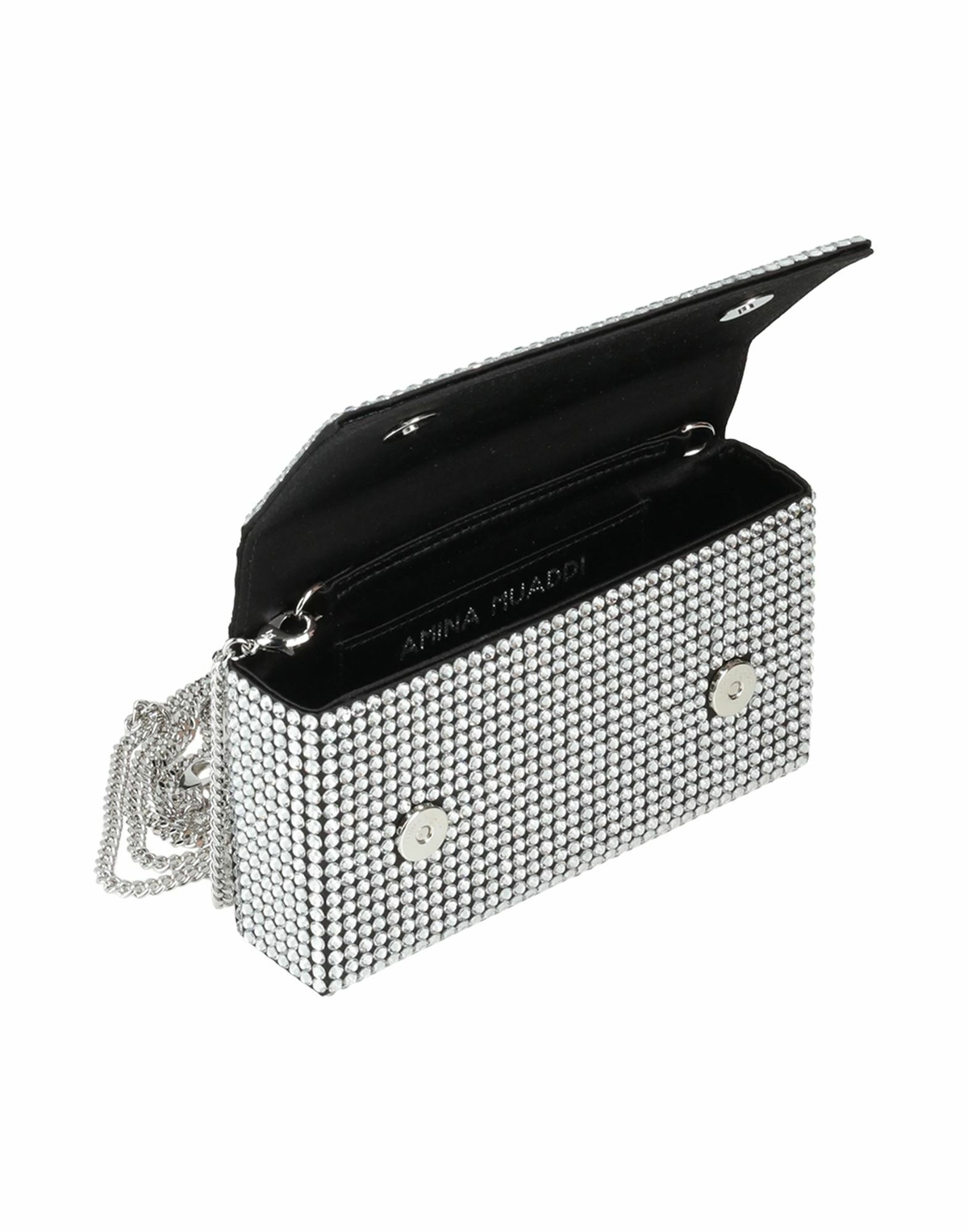 Amina Muaddi Womens Clutch in Black