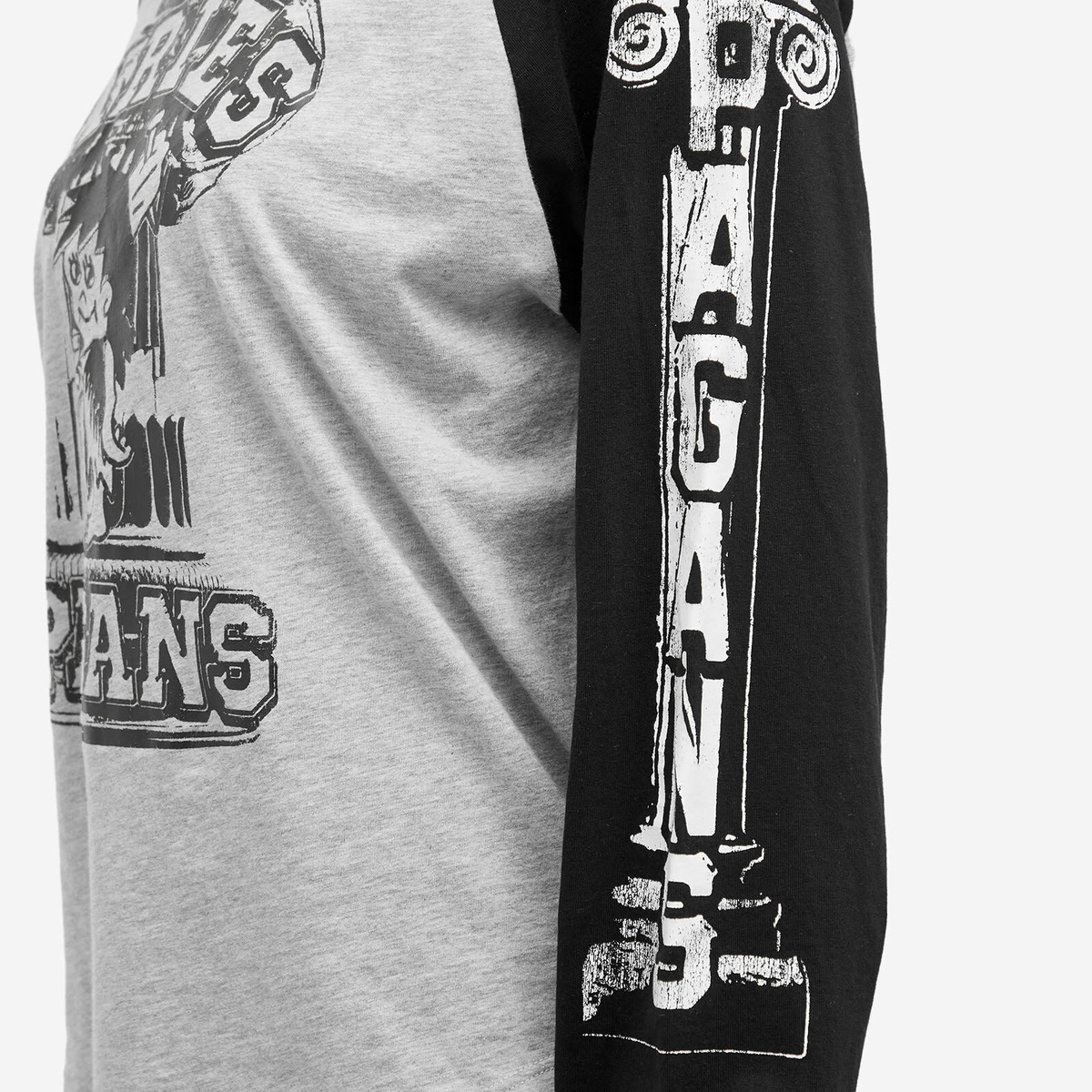 Aries Women's Long Sleeve Aged Raglan Baseball T-Shirt in