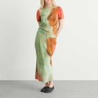 SIR. Women's Calle Midi Skirt in Acquerello Print