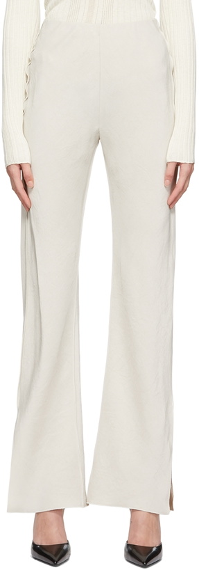 Photo: Yuzefi Off-White Acetate Trousers