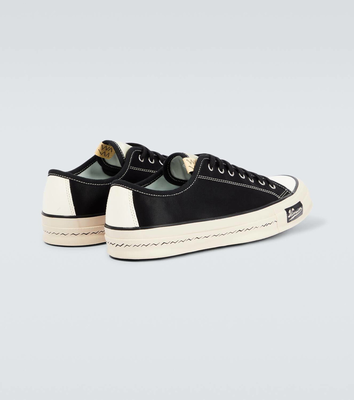 Visvim Skagway Lo satin-paneled sneakers