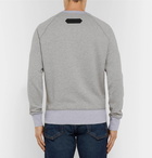 TOM FORD - Mélange Loopback Cotton-Jersey Sweatshirt - Men - Gray