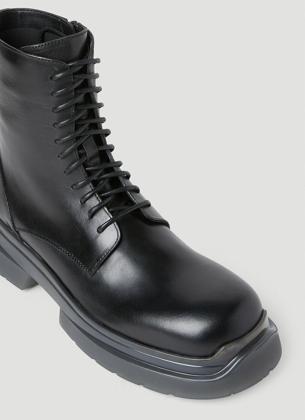 Ann Demeulemeester - Koos Combat Boots in Black Ann Demeulemeester