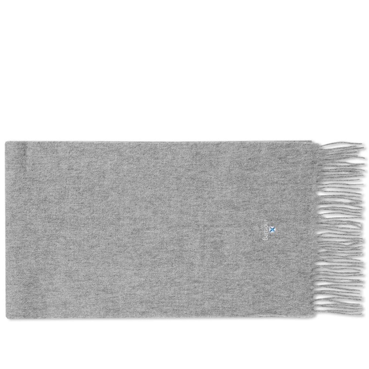 Photo: Barbour Plain Lambswool Scarf Grey