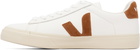 VEJA Off-White Campo Leather Sneakers