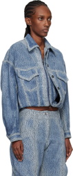 Kiko Kostadinov Blue Centennial Denim Jacket