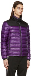 Moncler Purple & Black Down Silvere Jacket