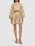 ZIMMERMANN Waverly Lace Mini Dress