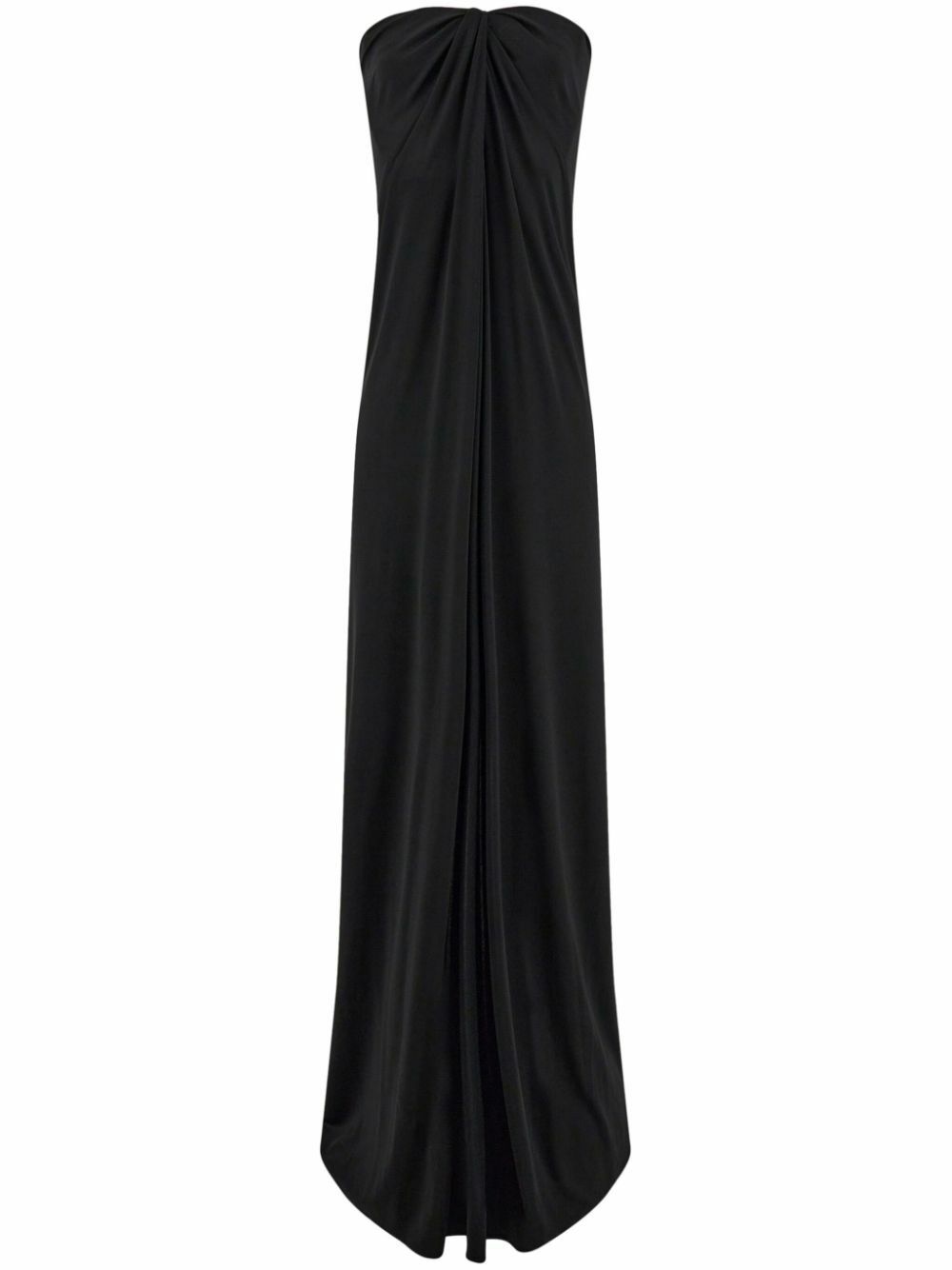 Salvatore Ferragamo ロング・マキシ丈スカート L 4105723G0026 FERRAGAMO maxi dress with leather buckle detail Green