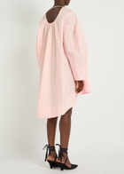 Jacquemus La Robe Paysan V-neck Poplin Mini Dress Light Pink