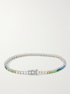 Hatton Labs - Sterling Silver Crystal Bracelet - Multi